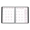 Brownline Appointment Book, 8-7/8X7-1/8 in., Black CB1200.BLK